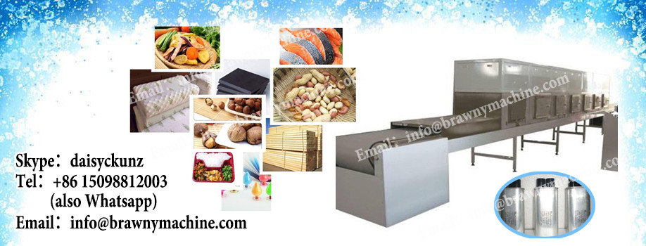 Continuous type microwave dryer and sterilizer for flowers