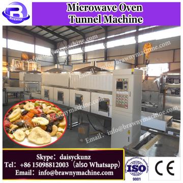 Continuous tunnel type microwave nut roaster oven