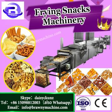 Wheat twisted oval triangle snack pellet papd fryum food frying machine