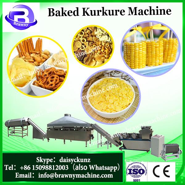 Corn grits kurkure snack processing line/Puffed cheetos nik nak food manufacturing equipment/Extruded corn snack production #1 image