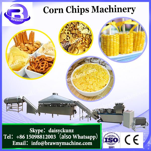 2016 Hot Sale 150kg Kellogg Roasted Breakfast Cereal Corn Flakes Snack Food Extruder Machine Production Processing Line #1 image